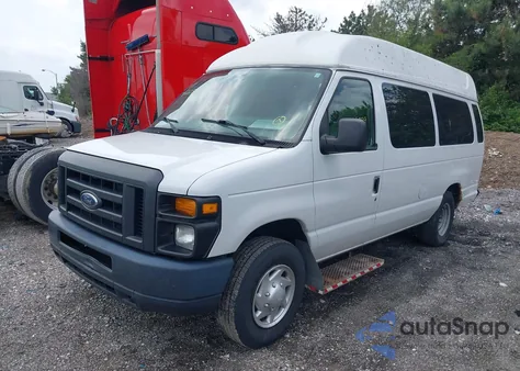 2013 Ford E-250 Commercial z USA, uszkodzony, nr VIN 1FTNS2EWXDDA88191